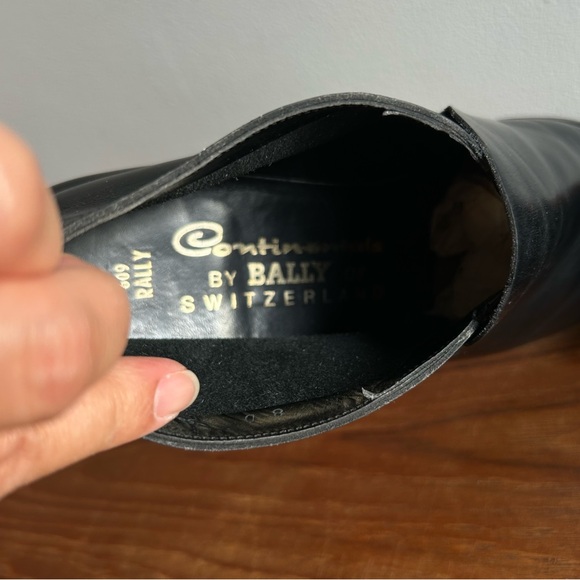 BALLY Black Leather Rally Boot-Shoe - Picture 11 of 12